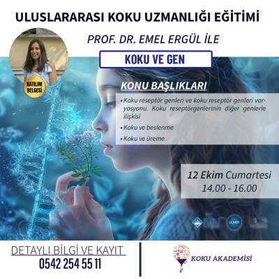 PROF.DR.EMEL ERGÜL KOKU RESEPTÖR GENLERİ VE BESLENME TEKNİKLERİ - 1